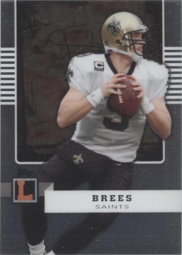 2008 Topps Letterman Drew Brees #1