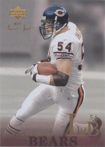 2002 Upper Deck Sweet Spot Brian Urlacher #54