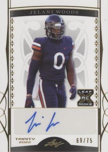 2022 Leaf Trinity Jelani Woods #BA-JW2