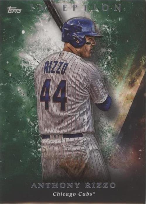 2018 Topps Inception - Green #66 Anthony Rizzo for sale online | eBay