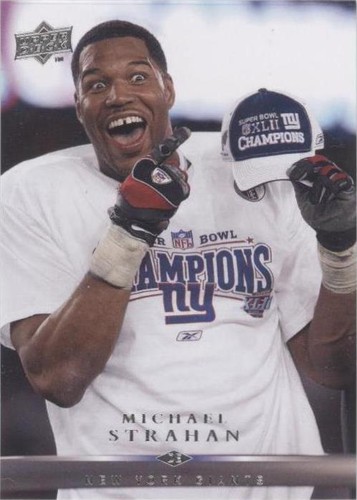 2008 Upper Deck Michael Strahan #124
