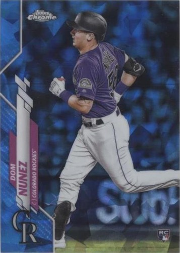 2020 Topps Chrome Sapphire Edition - Dom Nunez #456
