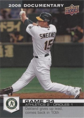 2008 Upper Deck Documentary - Ryan Sweeney #1094