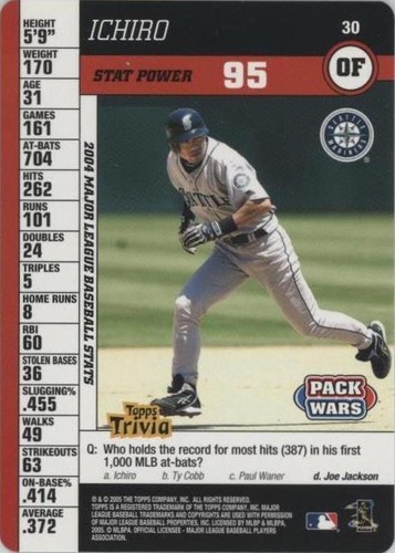 2005 Topps Pack Wars - Ichiro Suzuki #30