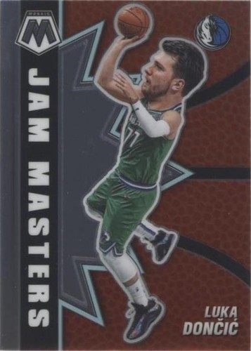 2020-21 Panini Mosaic #47 Luka Doncic Green Prizm SP