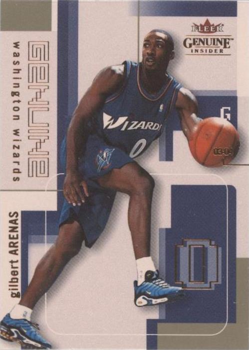 2003-04 Fleer Genuine Insider - Gilbert Arenas #44