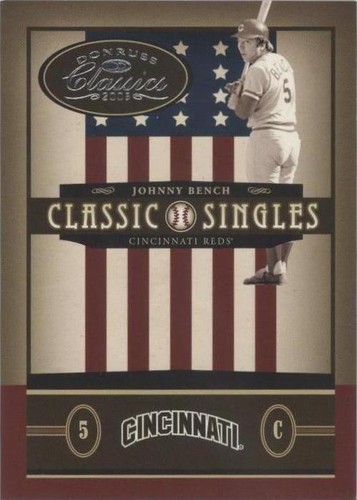2005 Donruss Classics - Johnny Bench #CS-20