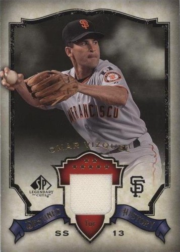 2008 SP Legendary Cuts - Omar Vizquel #DH-OV