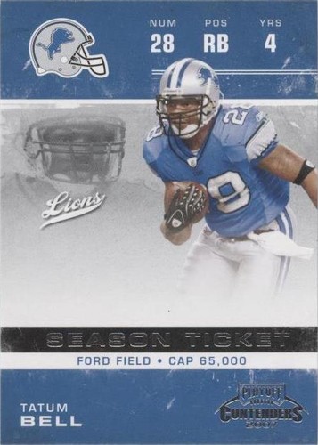 2007 Playoff Contenders Tatum Bell #36