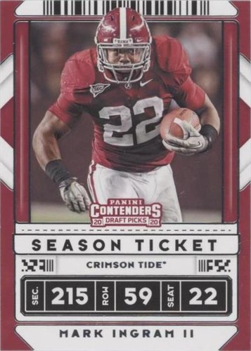 2020 Panini Contenders Draft Picks Mark Ingram #64