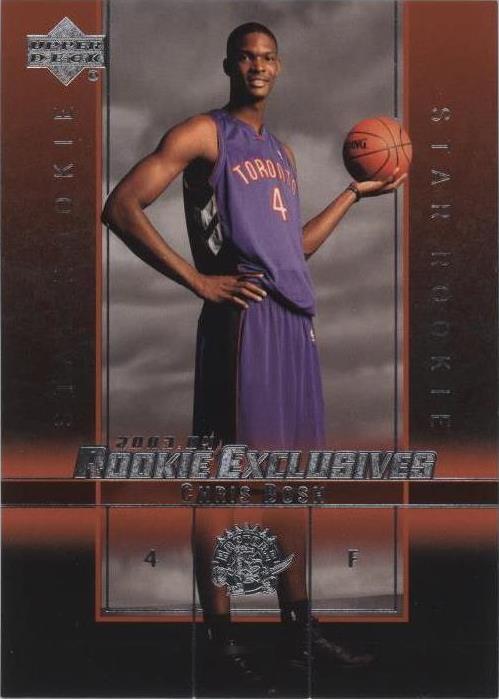 2003-04 Upper Deck Rookie Exclusives - Chris Bosh #4