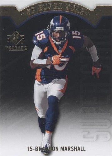 2009 SP Threads Brandon Marshall #AP15