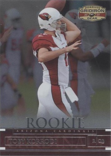 2007 Donruss Gridiron Gear Toby Korrodi #195