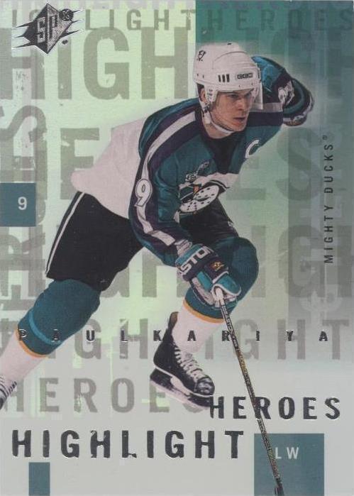 2000-01 SPx - Paul Kariya #HH1