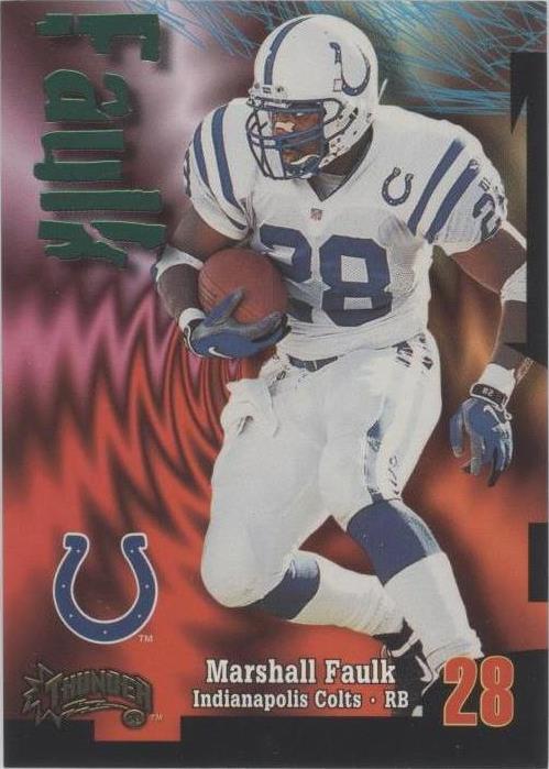 Skybox Thunder Marshall Faulk 1998 #165