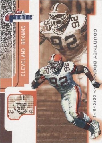 2001 Fleer Game Time Courtney Brown #97