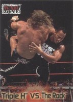 2001 Fleer WWF Raw is War - The Rock Triple H #54