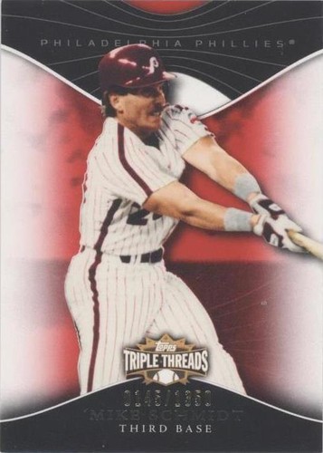 2009 Topps Triple Threads - Mike Schmidt #87
