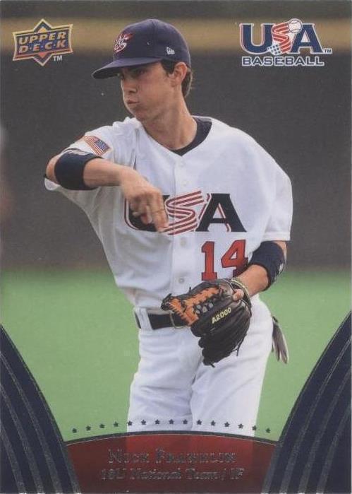 2008 Upper Deck бейсбольные команды США - Ник Франклин #30