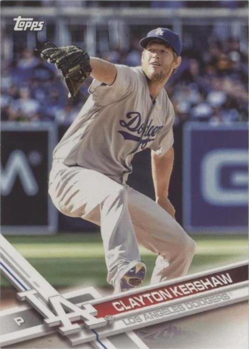 2017 Topps Los Angeles Dodgers - Clayton Kershaw #LAD-1