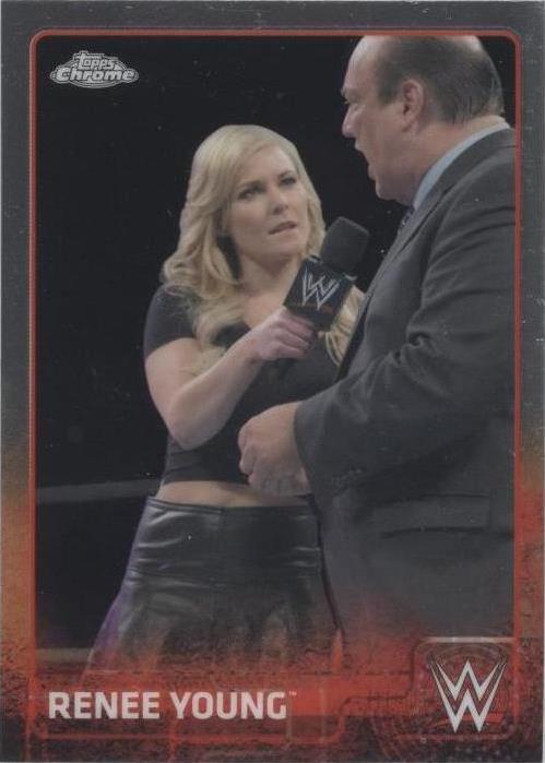 2015 Topps Chrome WWE - Renee Young #55