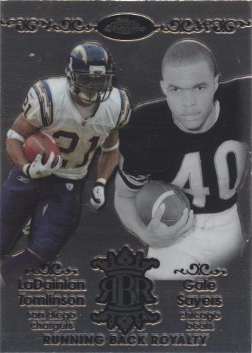 2007 Topps Chrome Gale Sayers LaDainian Tomlinson #RBRD-TSA