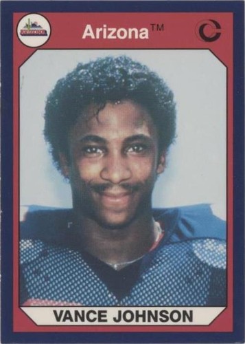 1990 Collegiate Collection University of Arizona Vance Johnson #96