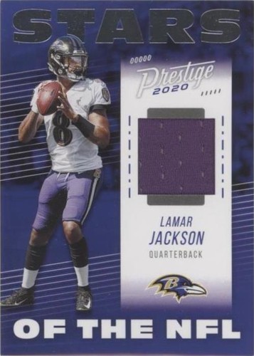 2020 Panini Prestige Lamar Jackson #SN-LJ
