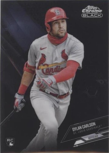 2021 Topps Chrome Black - Dylan Carlson #86