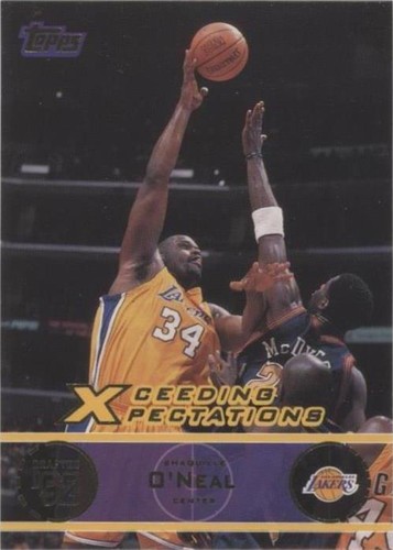 2001-02 Topps Xpectations - Shaquille O'Neal #77