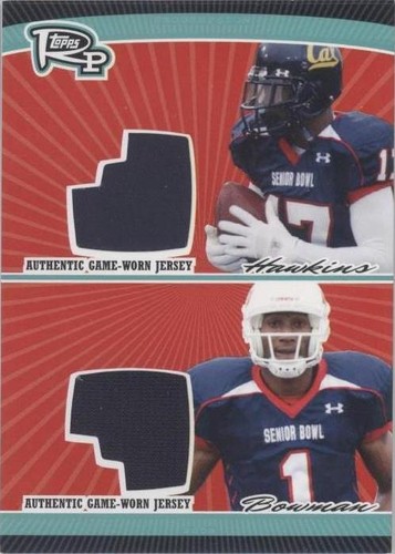 2008 Topps Rookie Progression Adarius Bowman Lavelle Hawkins #PDR-HB