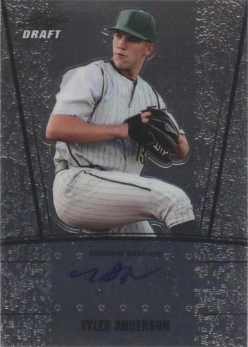 2011 Leaf Metal Draft - Tyler Anderson #AU-TA1