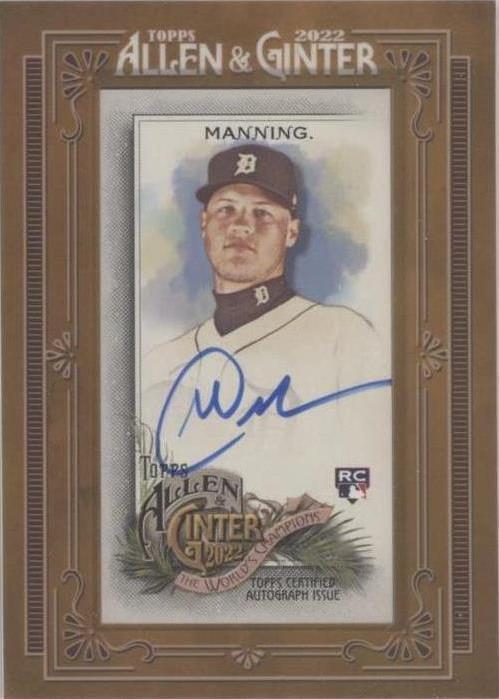 2022 Topps Allen & Ginter - Matt Manning #MA-MMN