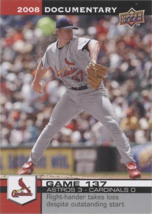 2008 Upper Deck Documentary - Todd Wellemeyer #4156