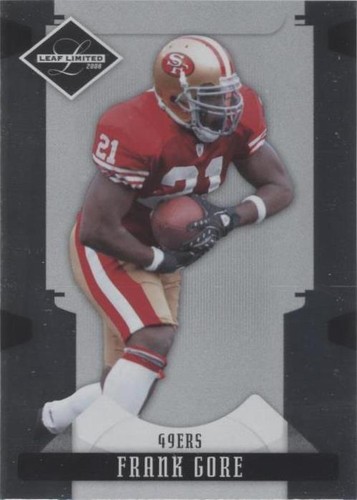 2008 Leaf Limited Frank Gore #84