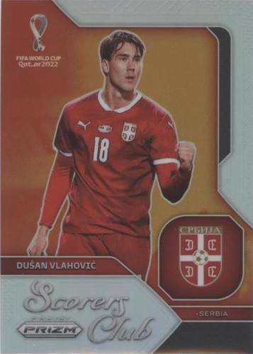 2022 Panini Prizm World Cup Qatar Dusan Vlahovic #26