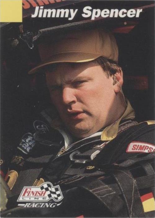 1993 Pro Set Finish Line - Jimmy Spencer #104
