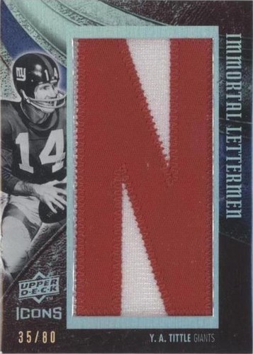 2008 Upper Deck Icons Y.A. Tittle #YT12