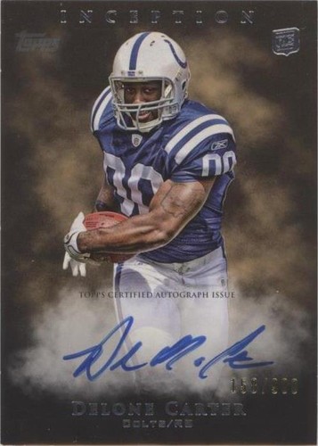 2011 Topps Inception Delone Carter #108