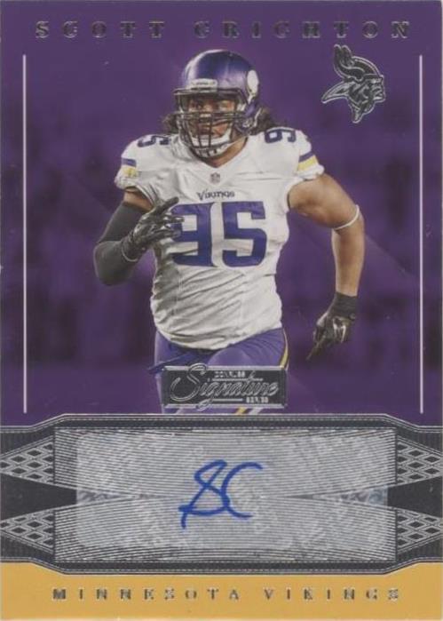 2016 Panini Donruss Signature Series Scott Crichton #69