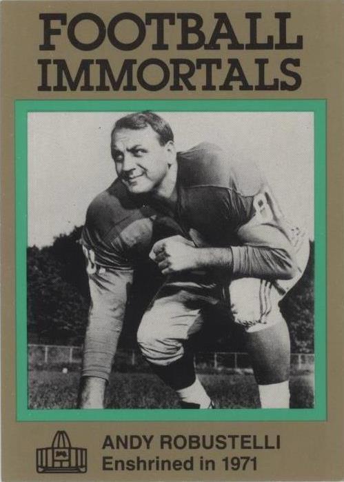 1985-88 Football Immortals Andy Robustelli #104