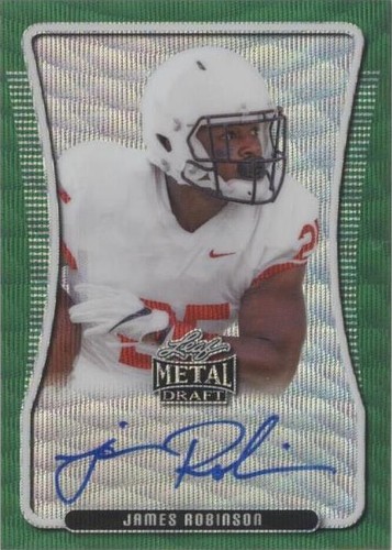 2020 Leaf Metal Draft James Robinson #BA-JR2