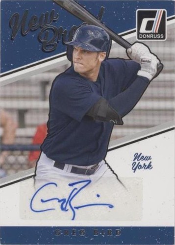 2017 Panini Donruss - Greg Bird #NB-GB