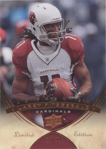 2008 UD Premier Larry Fitzgerald #63