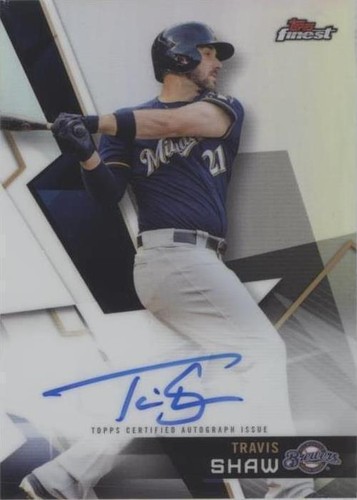 2018 Topps Finest - Travis Shaw #FA-TS