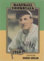 1980-84 SSPC Baseball Immortals 1st Printing - Goose Goslin #109