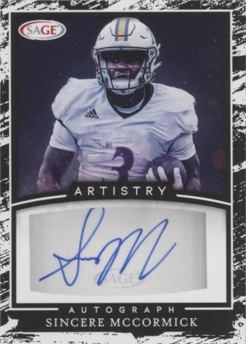 2022 SAGE Artistry Sincere McCormick #A-SM2