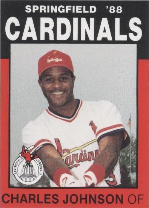 1988 Лучшие Springfield Cardinals - Чарльз Джонсон #12