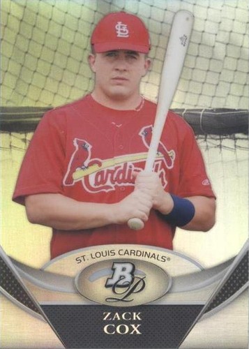 2011 Bowman Platinum - Zack Cox #BPP18
