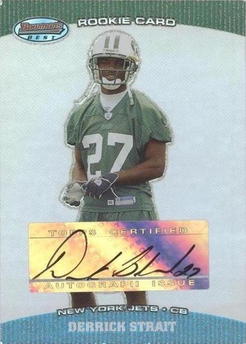 2004 Bowman's Best Derrick Strait #137